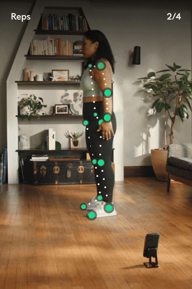 Real-time exercise therapy feedback