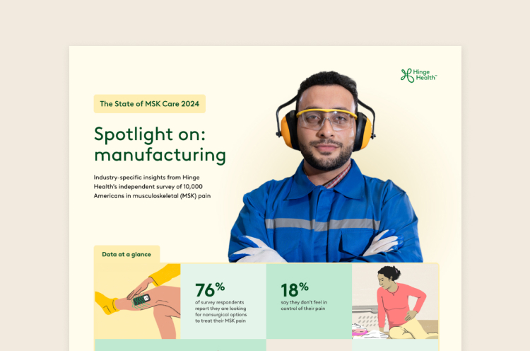 State of MSK: Manufacturing Industry Insights