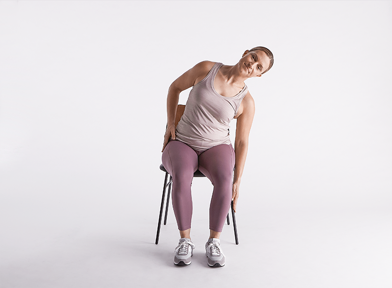 How to do a seated side bend: a Hinge Health guide