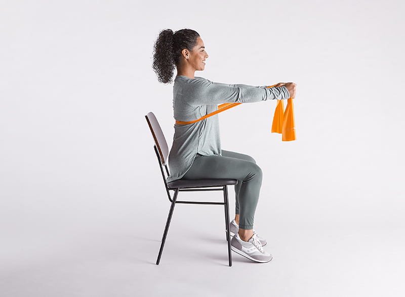 How to do a seated chest press: a Hinge Health guide