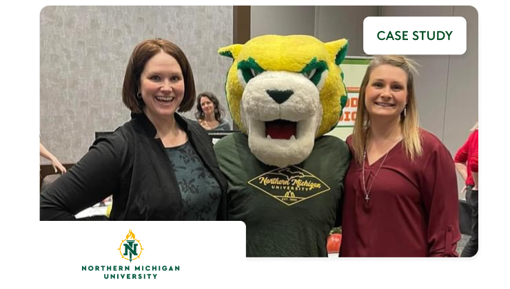 Northern Michigan University benefits leaders with mascot