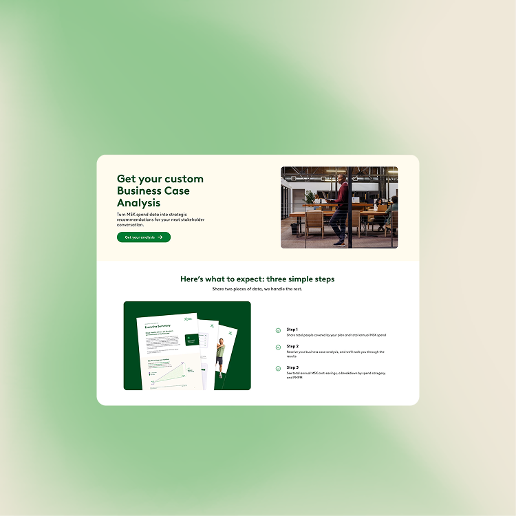 Estimate your ROI with a custom business case analysis