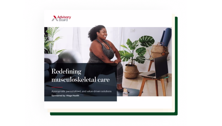 Hinge Health + Advisory Board: Redefining MSK care