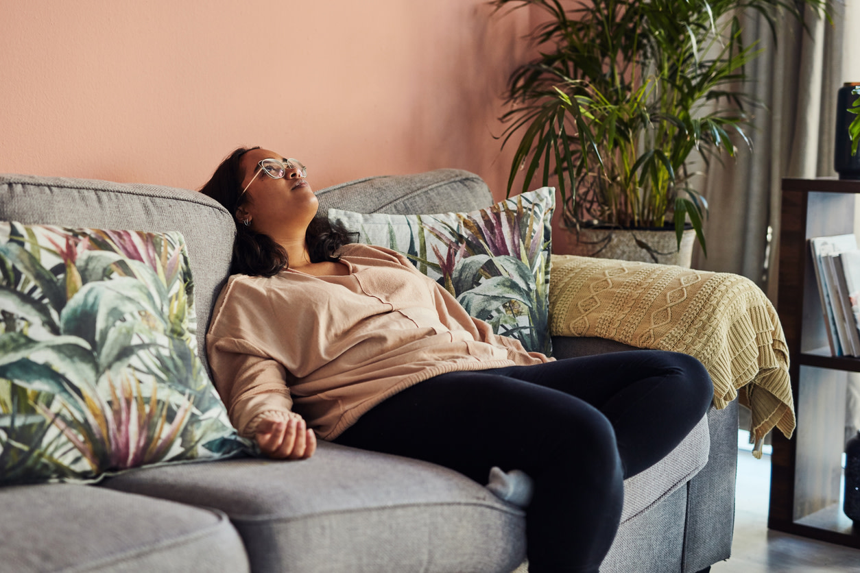 woman thinking if anxiety can cause fatigue