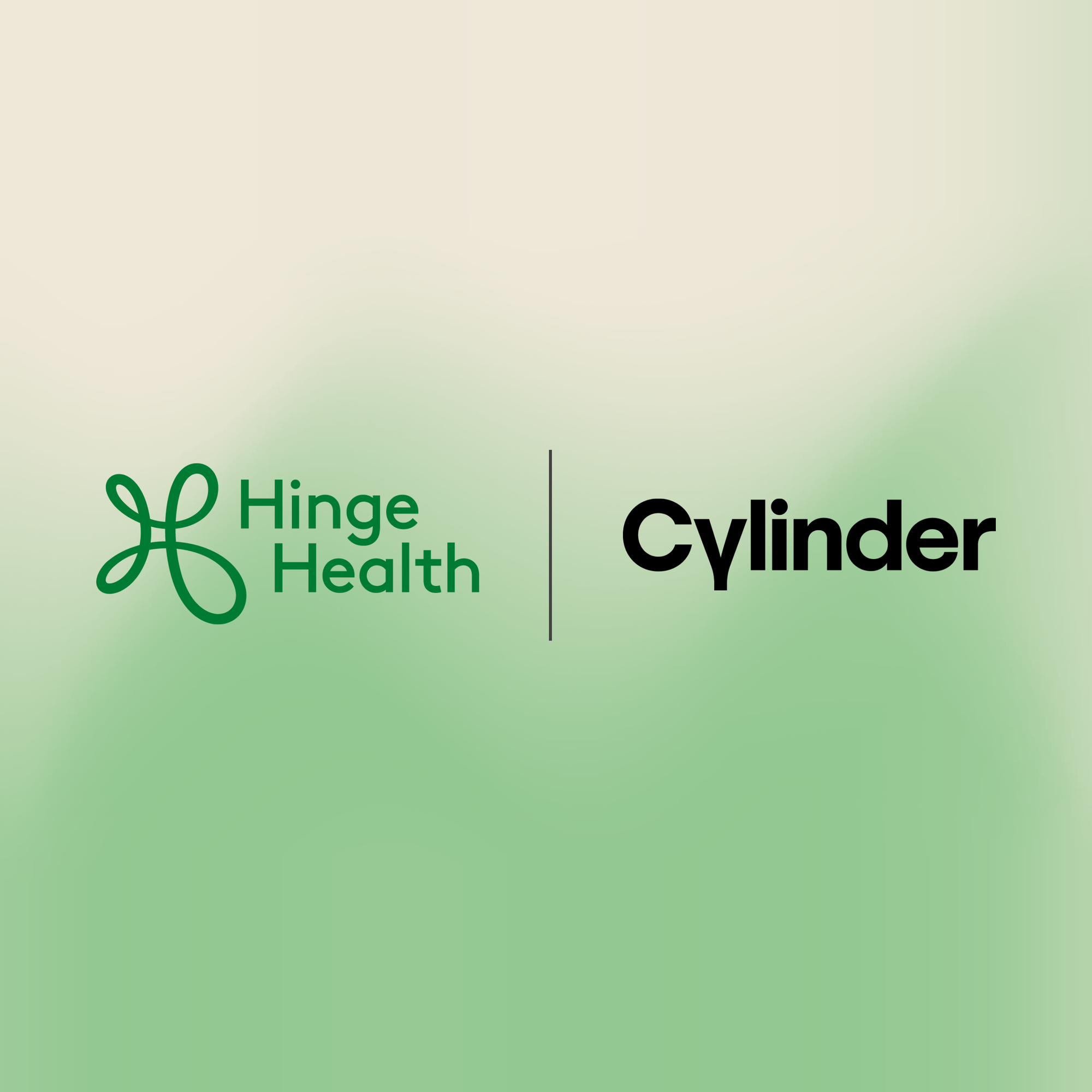 Hinge Health and Cylinder Health logos