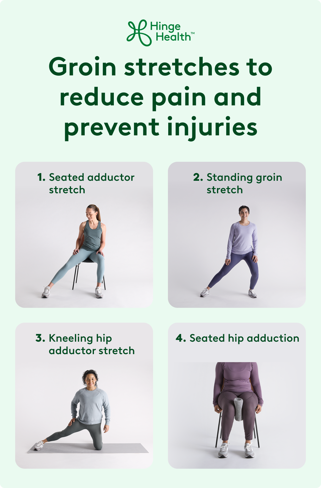 hiking warm up exercises groin strengthening