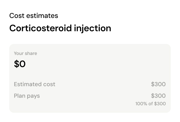 Cost estimates