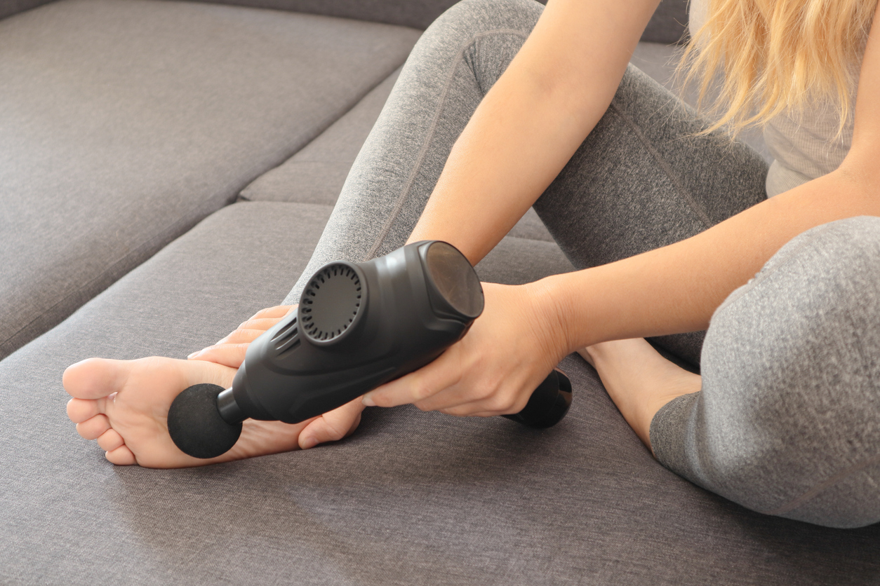 massage gun for plantar fasciitis