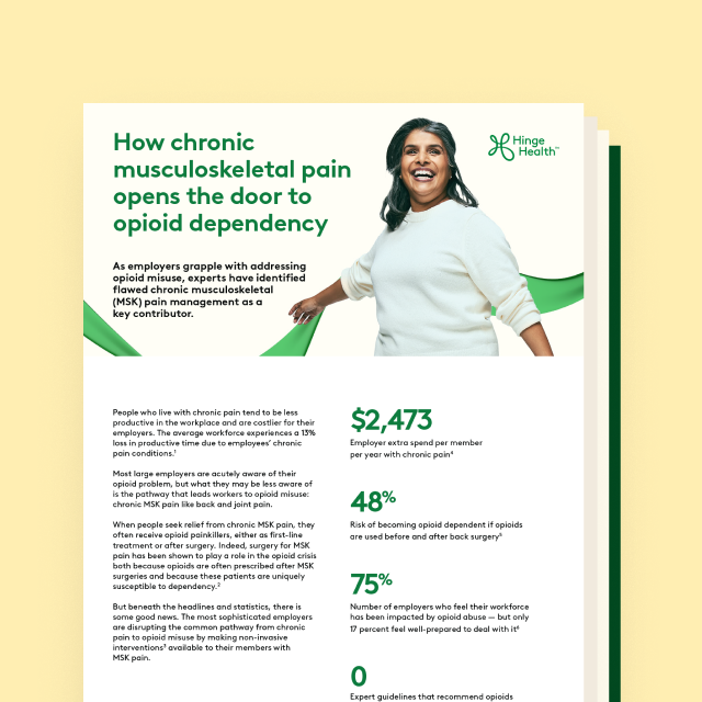 Disrupt the pathway from chronic pain to opioid misuse with non-invasive and non-addictive treatment. 