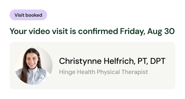 Visit booked