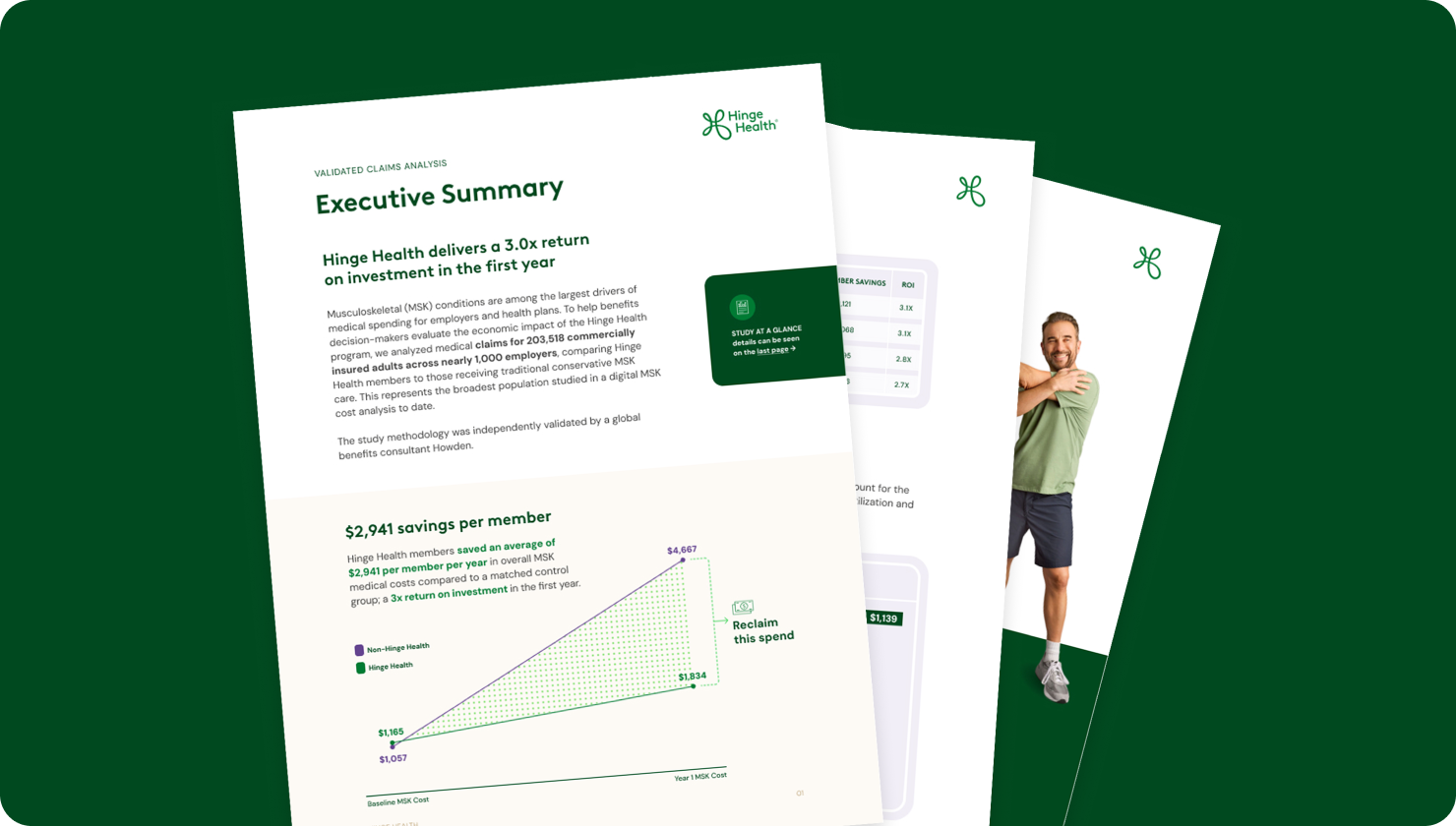 Executive summary of the 916 Employer ROI Study