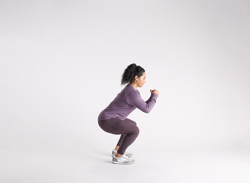 Friday Fit Tip: Leg workout using squats from a sitting position