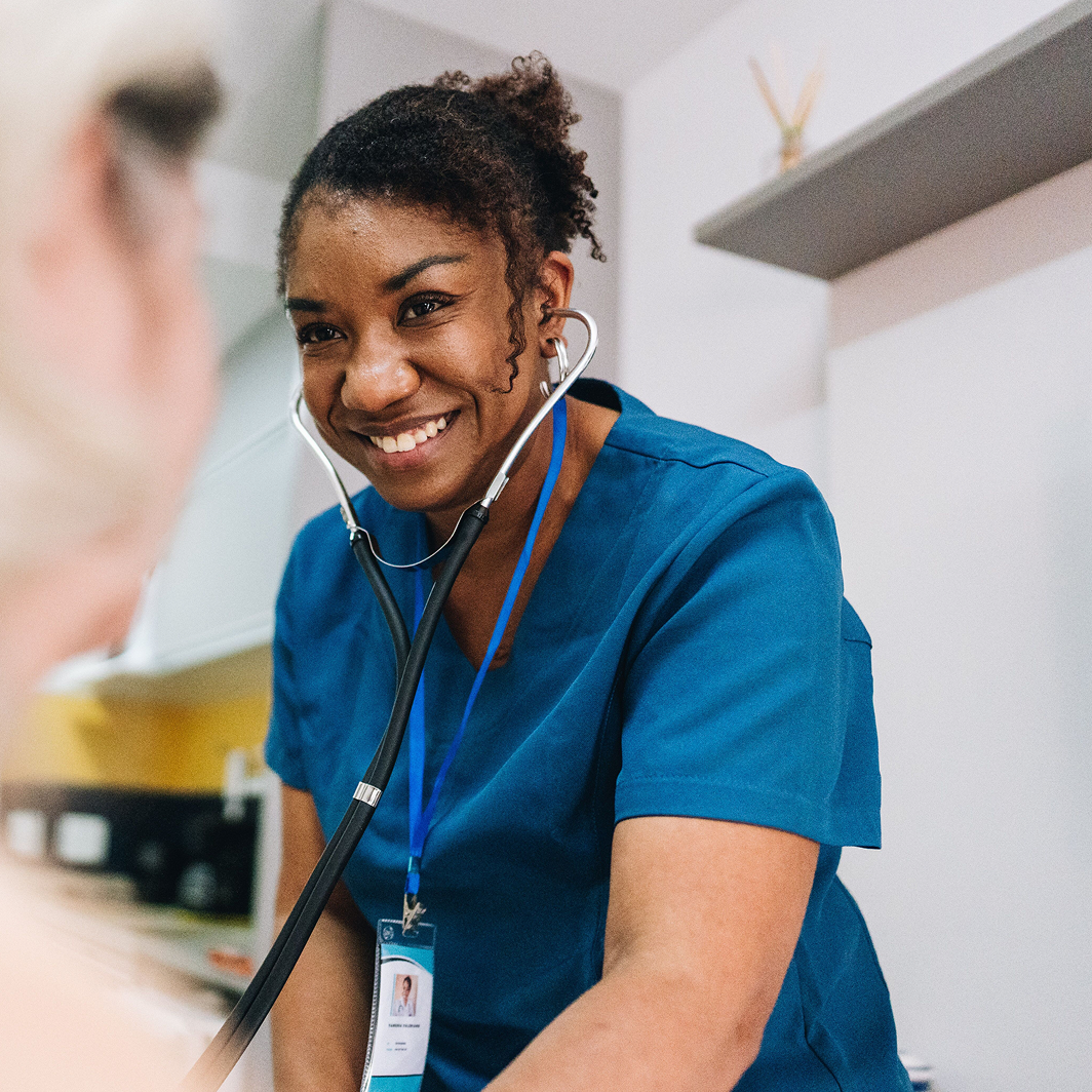 doctor smiling