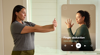 Arthritis hero mobile — person doing gentle exercise