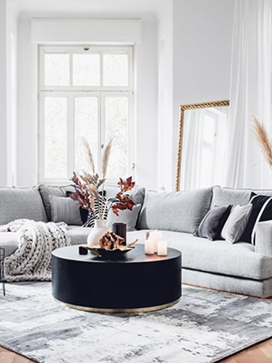 Sofa-Styling: Grey