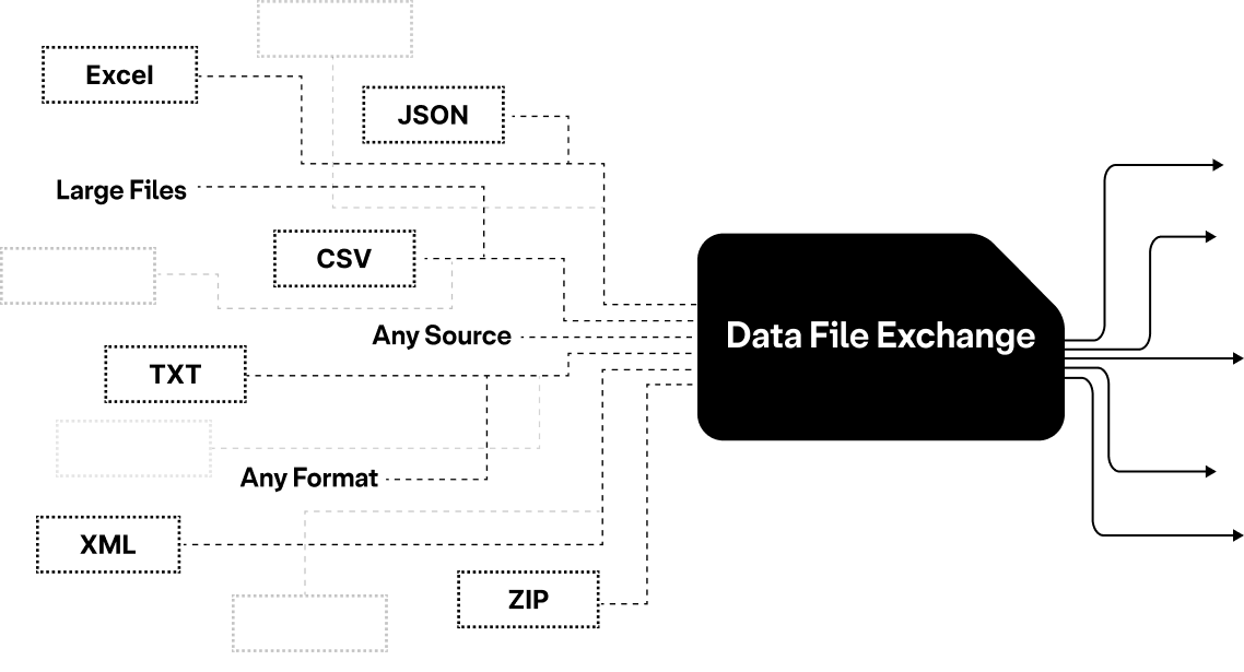 Any file type, any source