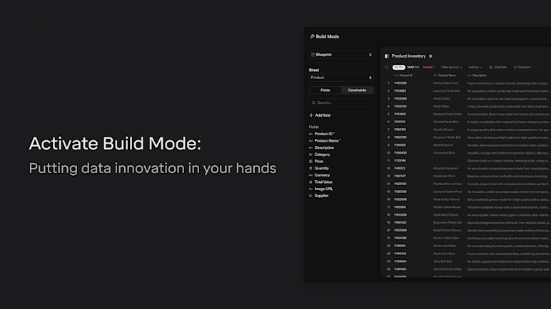 Flatfile Launch Week - Build Mode