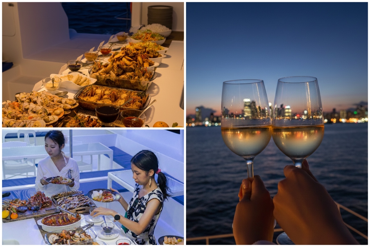 夜景と、ご褒美ビュッフェ