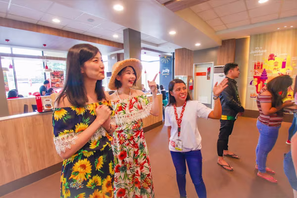 ジョリビーで朝ごはん