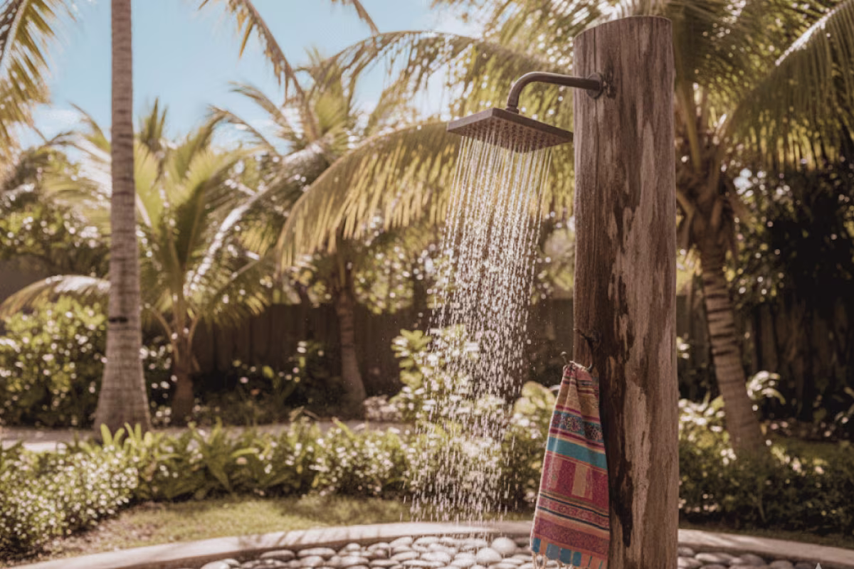 ツアー後も安心のシャワー＆更衣室