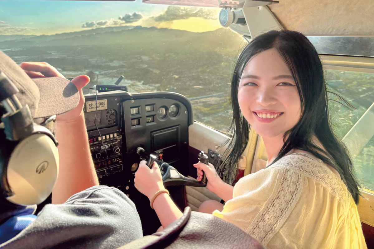 操縦桿を握れるのは、セスナだけ。