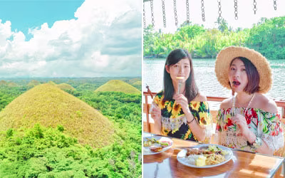 ボホール島日帰りツアー 【セブ島発】 朝ゆったり出発・ターシャ&チョコレートヒルズ観光 ⛰️