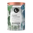 Organic regular and super tampons with a 100% cotton core 