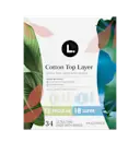 L. Pads Regular / Super pads with organic cotton top sheet 