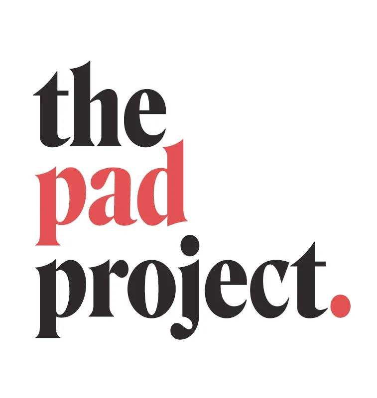 the pad project. logo