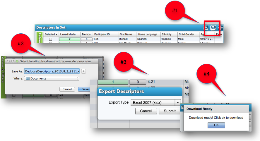 Adding Descriptors via Excel Diagram