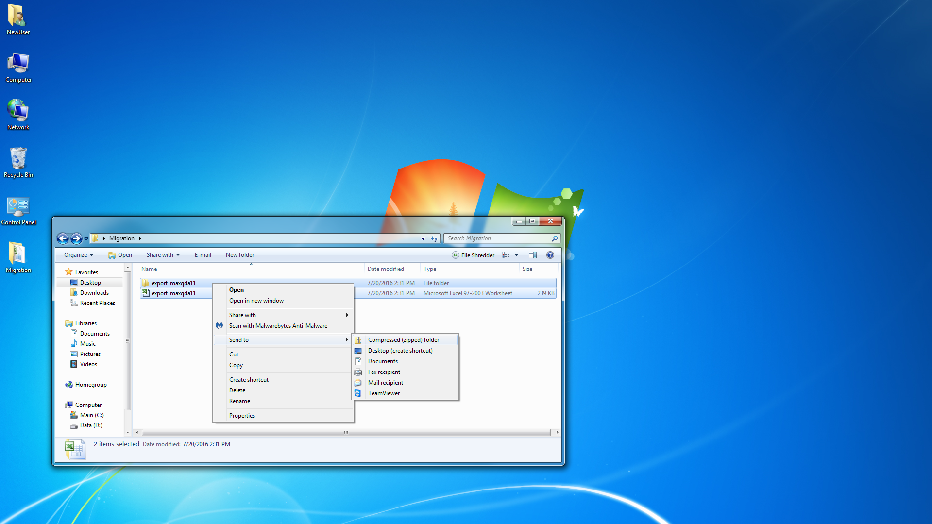 Migrating your project from MaxQDA 11, Step 3 Step 3 of "Migrating from MAXQDA 11"