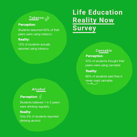 Infographic of Life Education Reality Now Survey Infographic of Life Education Reality Now Survey
