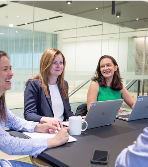 Business woman in a meeting Business woman in a meeting