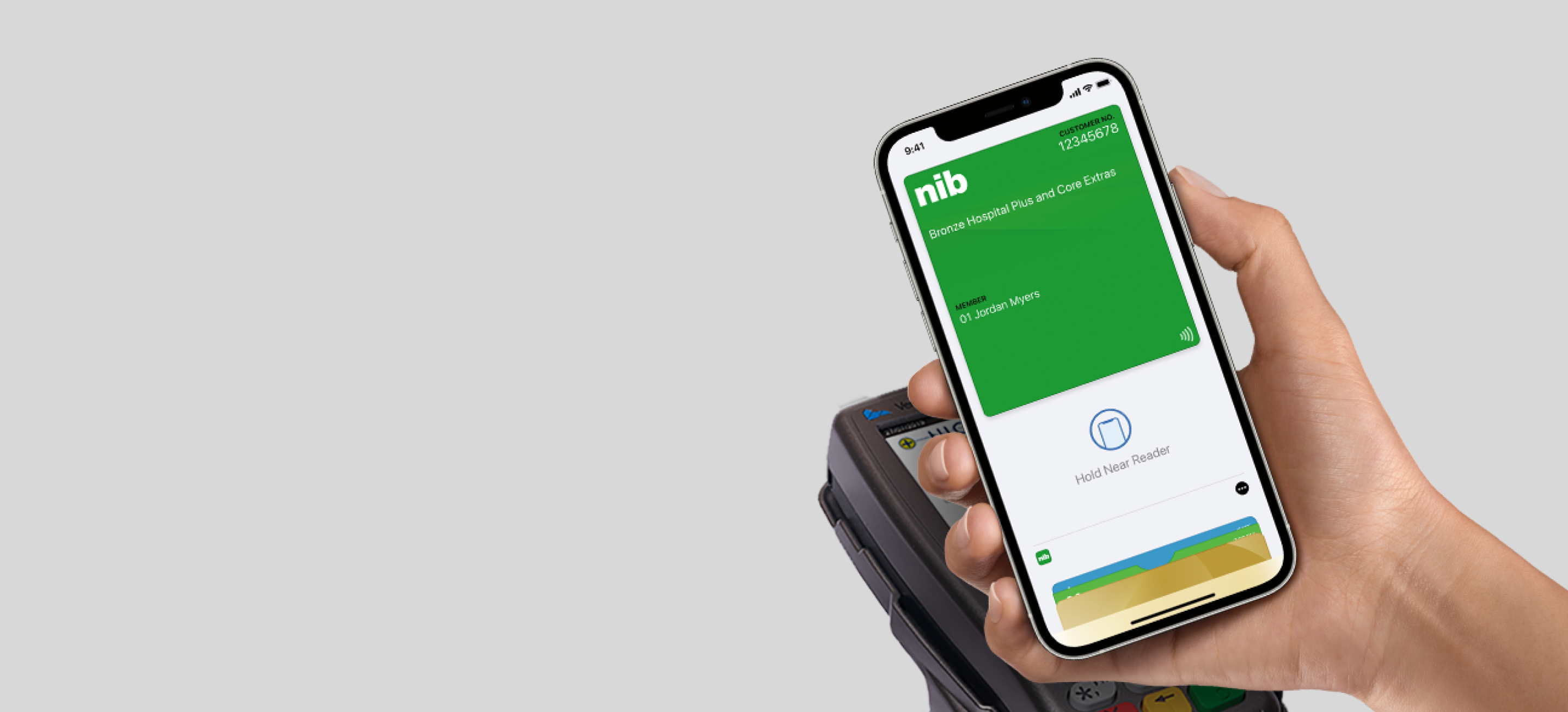 Your nib card for Apple Wallet nib