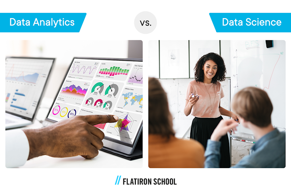 illustration for data analytics vs data science