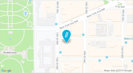 Map of the Washington DC campus
