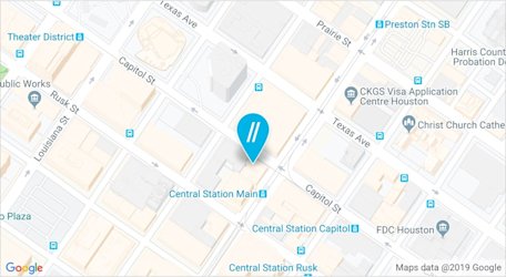 Map of the Houston campus