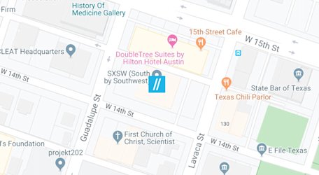 Map of the Austin campus