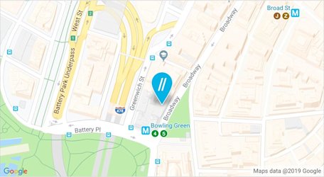 Map of the New York campus