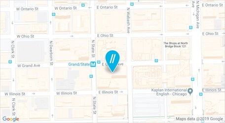 Map of the Chicago campus