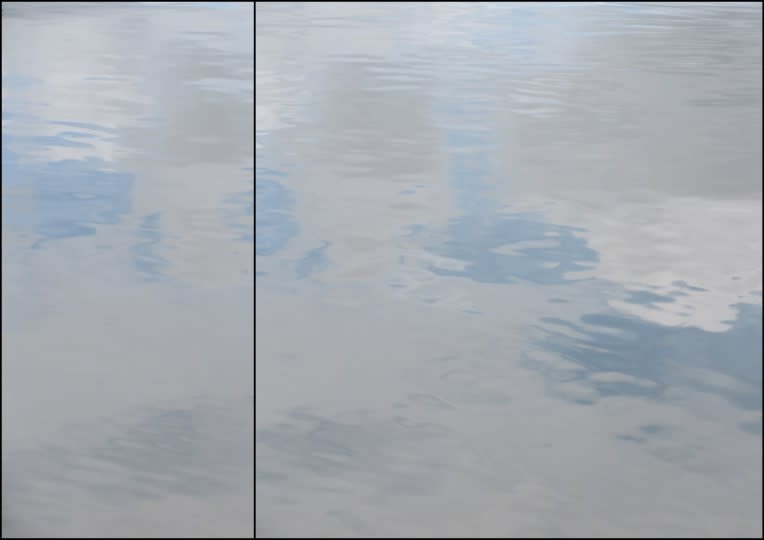 Ni ciel, ni eau, reflet, Michèle Bergeron 