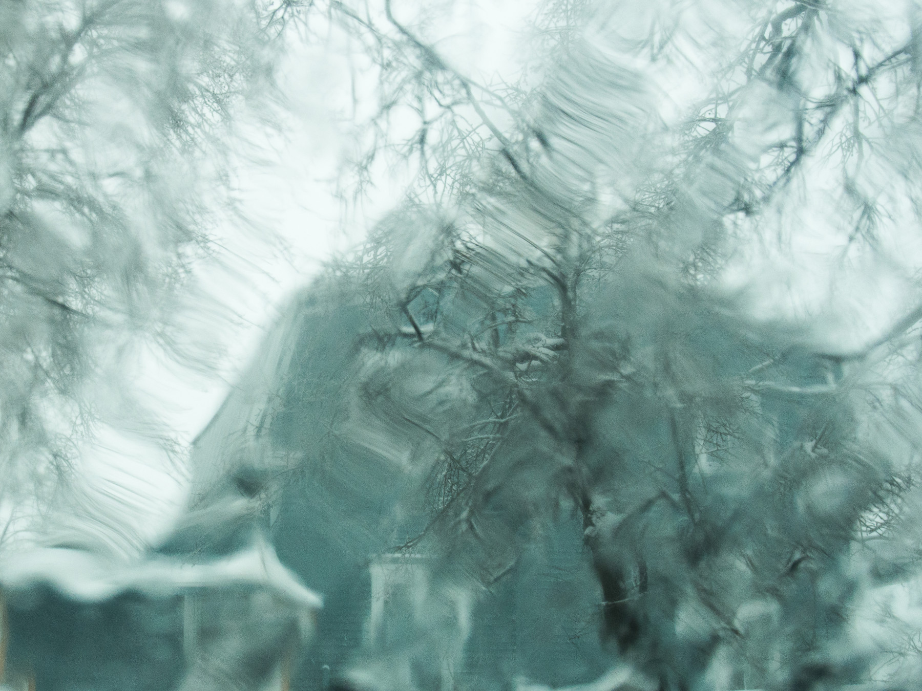 La maison bleue en pleine tempête, Madeleine Bourgeois 