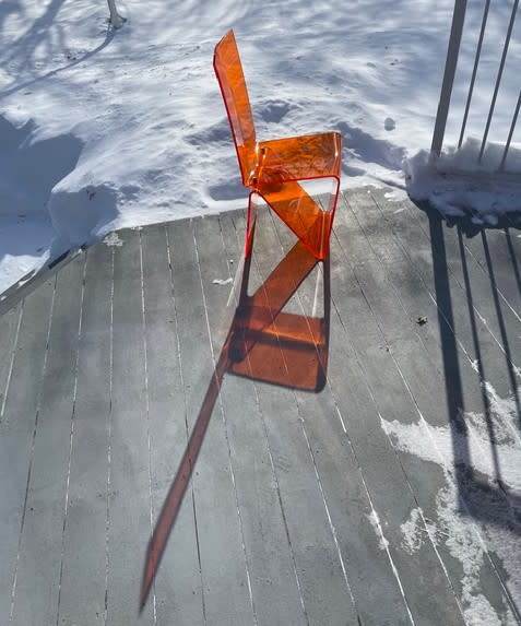 Chaise à reflet, Jeannette Beauséjour 