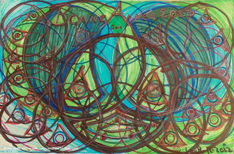 Bonne Année 2023 de Gaïa à la planète Terre Louise Boisclair