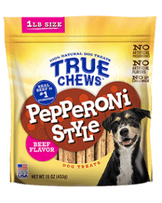 True Chews® Pepperoni Style Beef Flavor Dog Treats