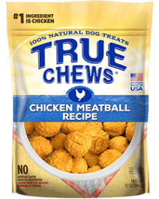 True Chews® Chicken Meatball Recipe Dog Treats