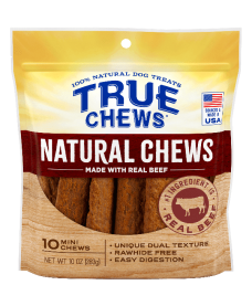 True Chews® Natural Chews Beef Dog Treats Mini Size