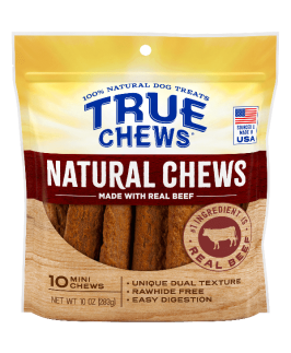 True Chews® Natural Chews Beef Dog Treats Mini Size