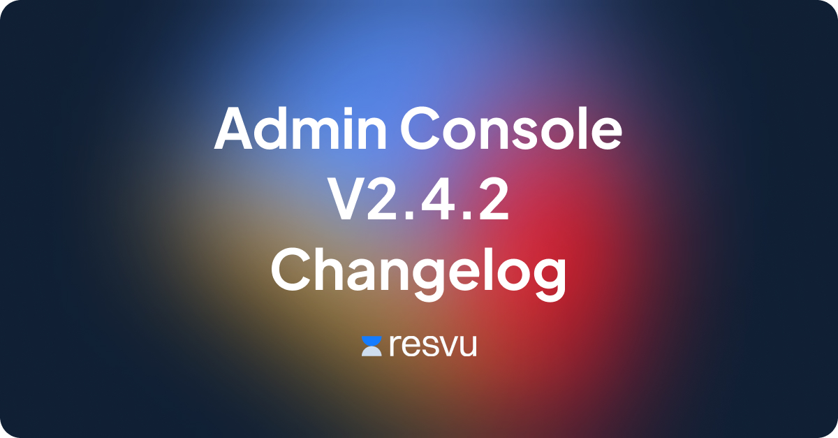Cover Image for Admin Console Update Version 2.4.2
