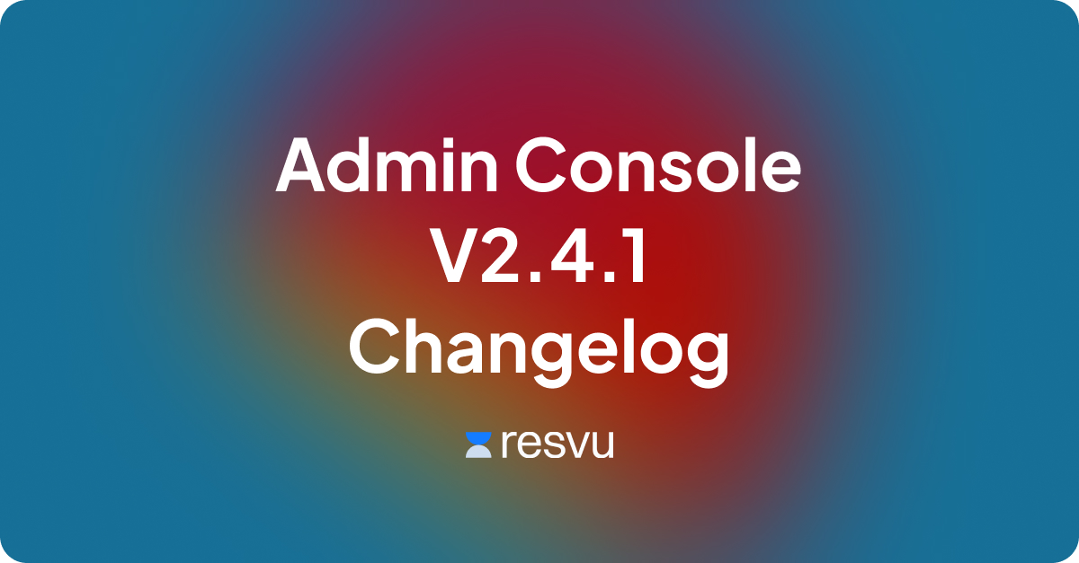 Cover Image for Admin Console Update Version 2.4.1